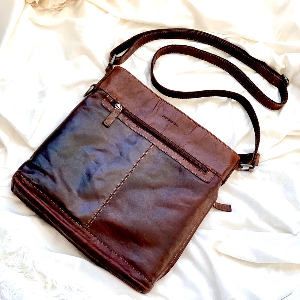 Jack Georges Crossbody Leather Bag